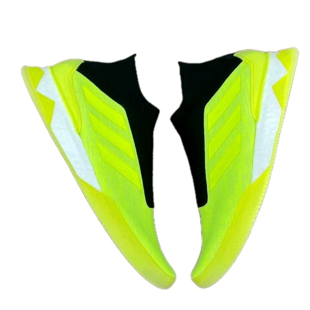 New Adidas Predator Tango 18 Solar Yellow Turf SOCCER Cleats Shoes Siz 11 AQ0601